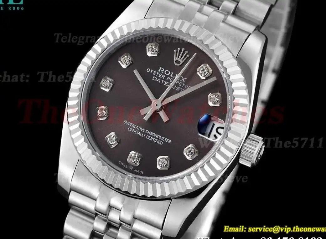 Datejust 31mm 278274 SS SS Brown Dia GDF MY8215