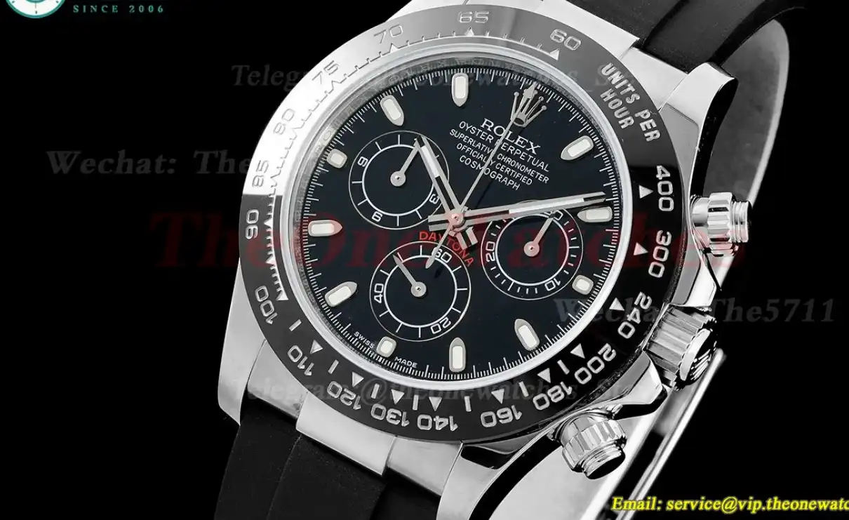 Daytona 116519 40mm SS RU Black Dial OMF A7750