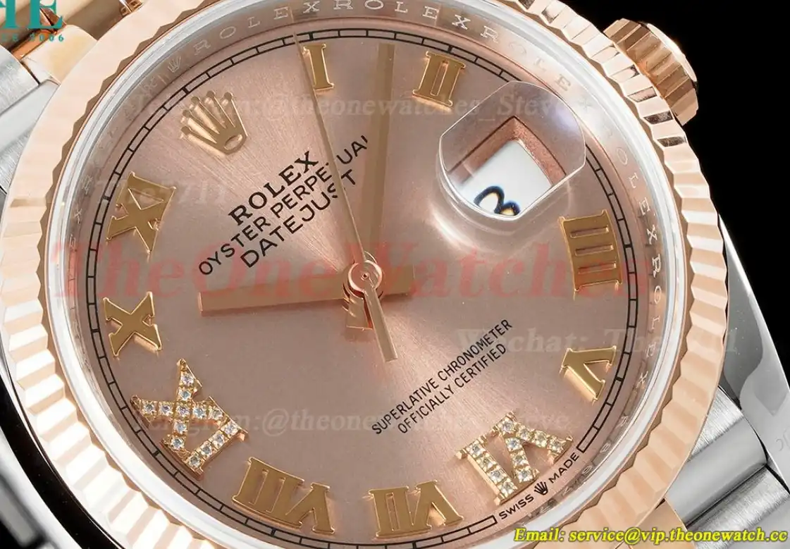 Datejust 126231 36mm Jub RG SS Rose Gold Rmn VSF VS3235