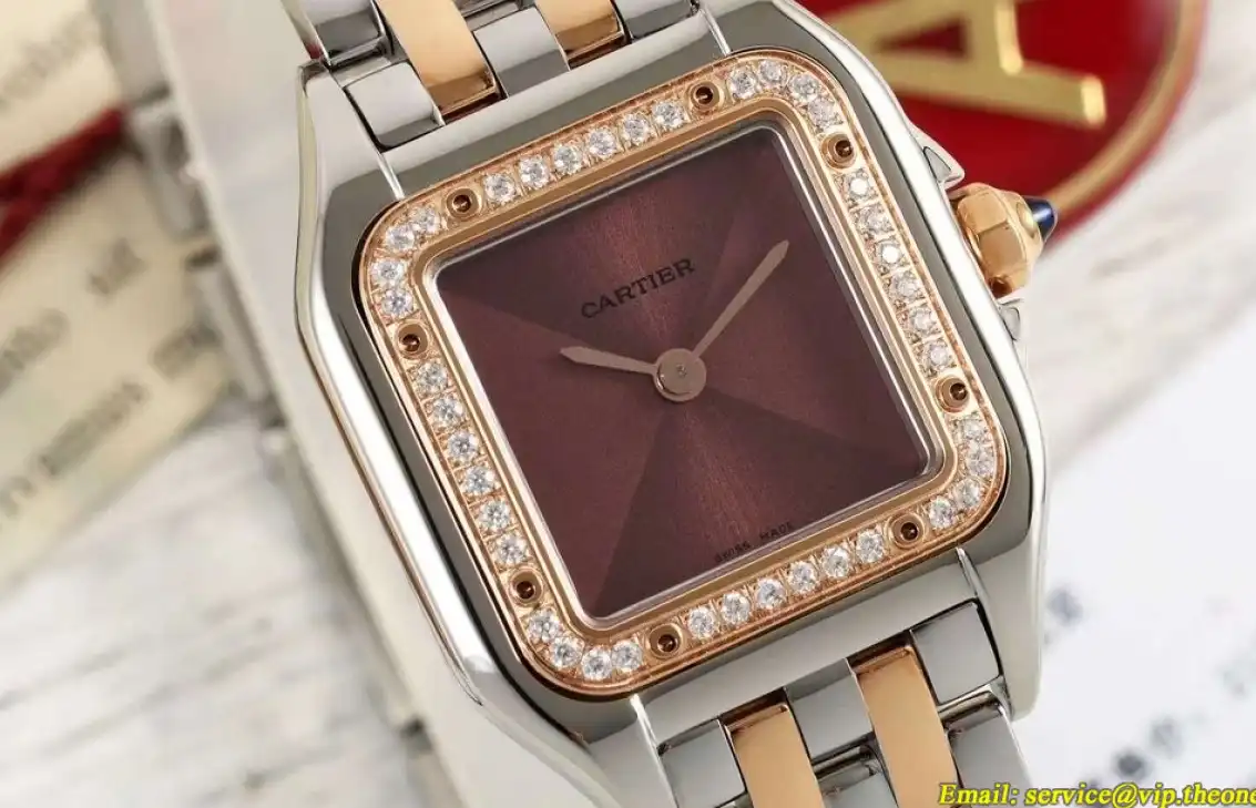 Panthere Secrete De Ladies 22mm Dia RG SS Brown Dial AF Quartz