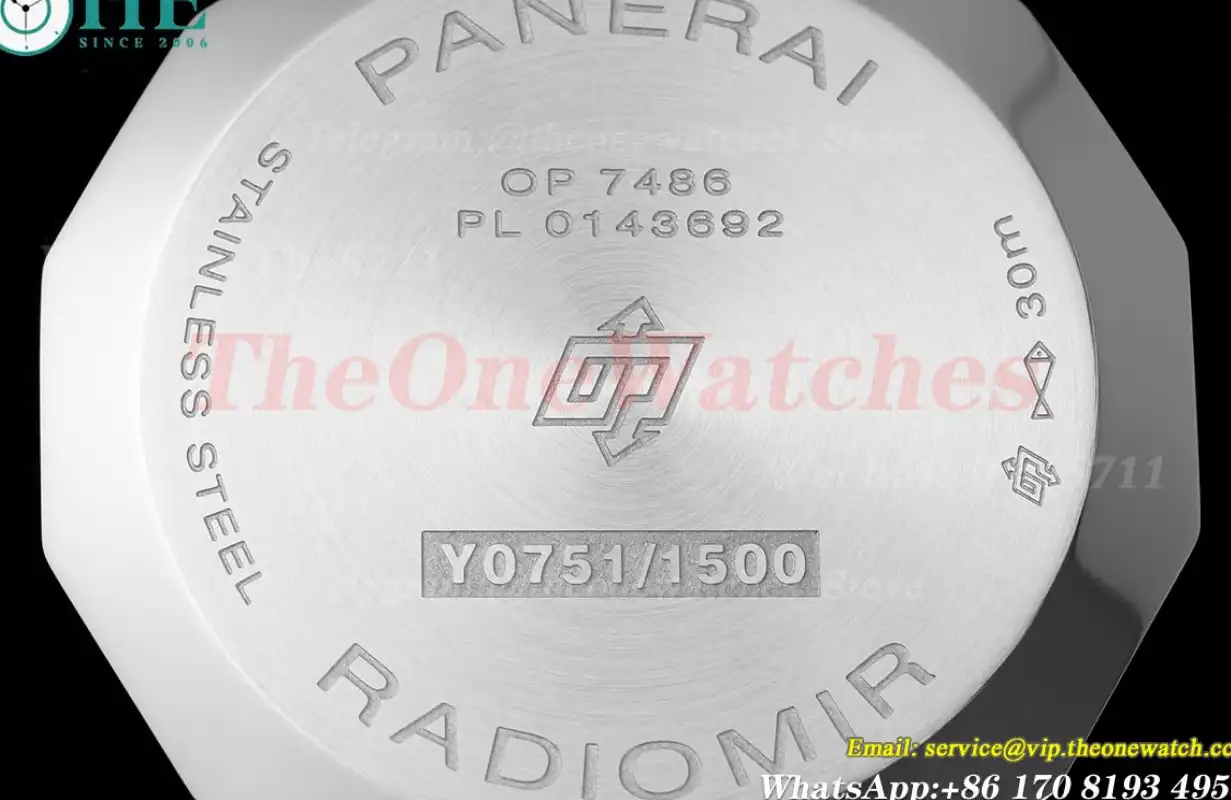 Radiomir Quaranta PAM1293 40MM SS LE Blue Dial TTF A7750