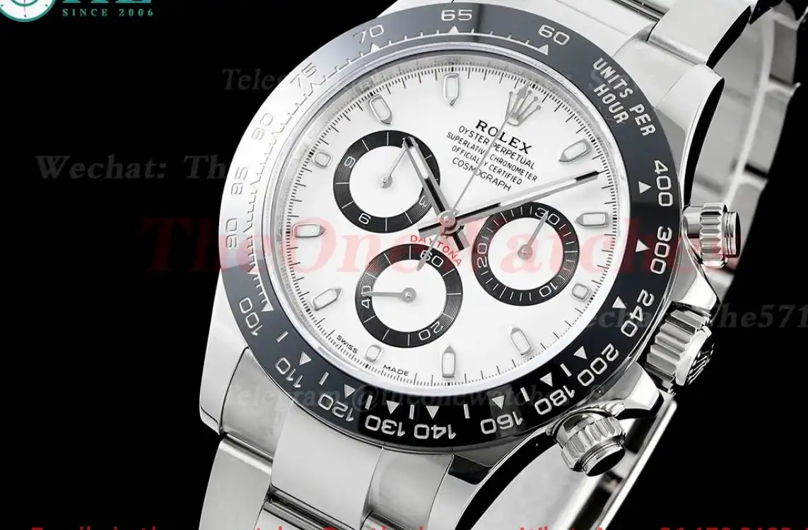 Daytona 116500 40mm SS SS White Dial APS SH4130