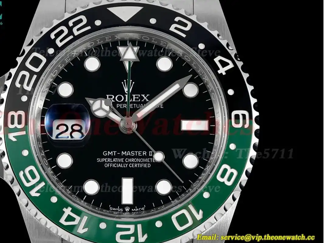 GMT Master II 126720 Sprite Oys 40mm SS SS Black Dial EWEF SH3285