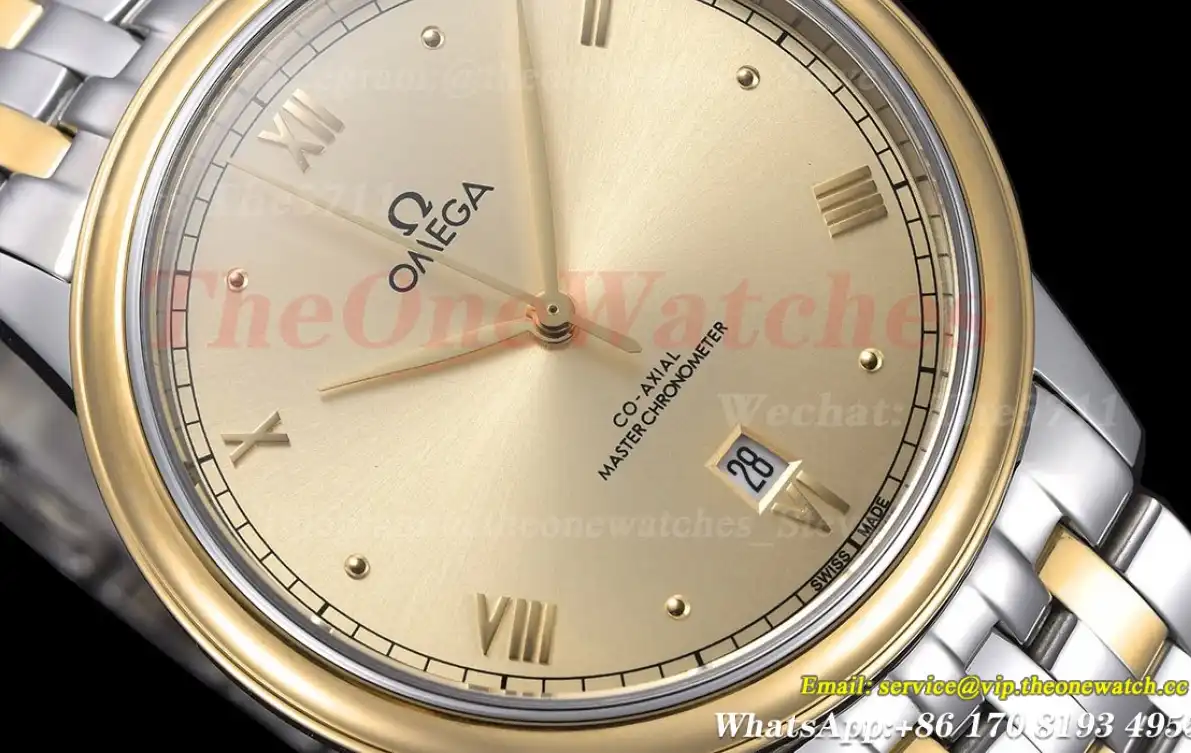 De Ville Date 40mm YG SS Gold Dial GDF MY8215