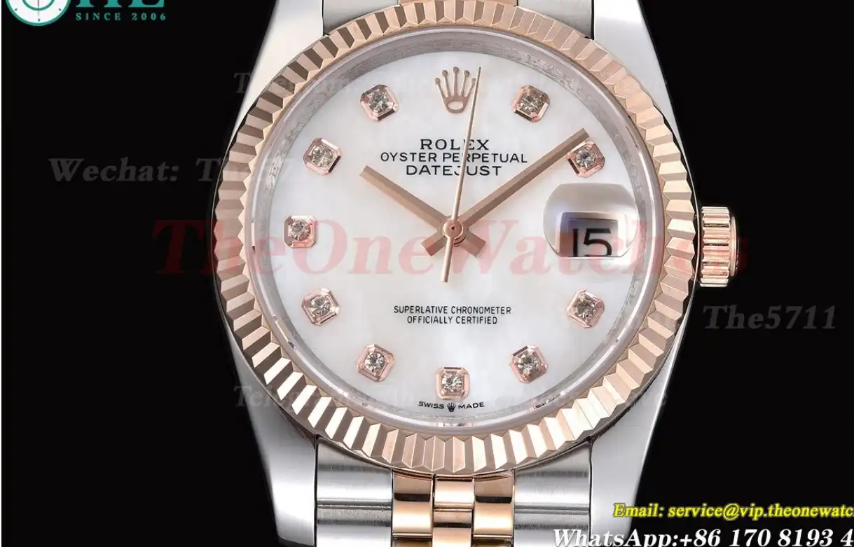 Datejust 126231 36mm Jub RG SS Mop Dial GDF MY8215