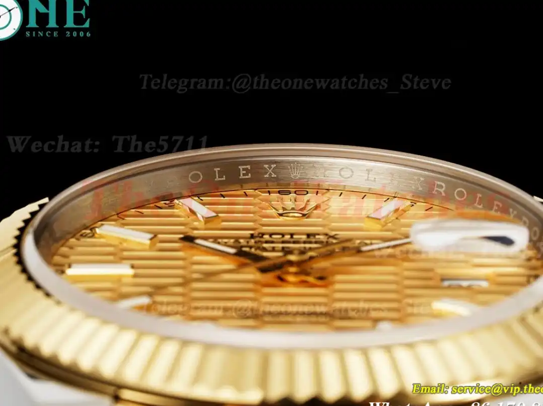 Datejust 126333 41mm Jub YG SS Gold Textured Stk EWEF A3235