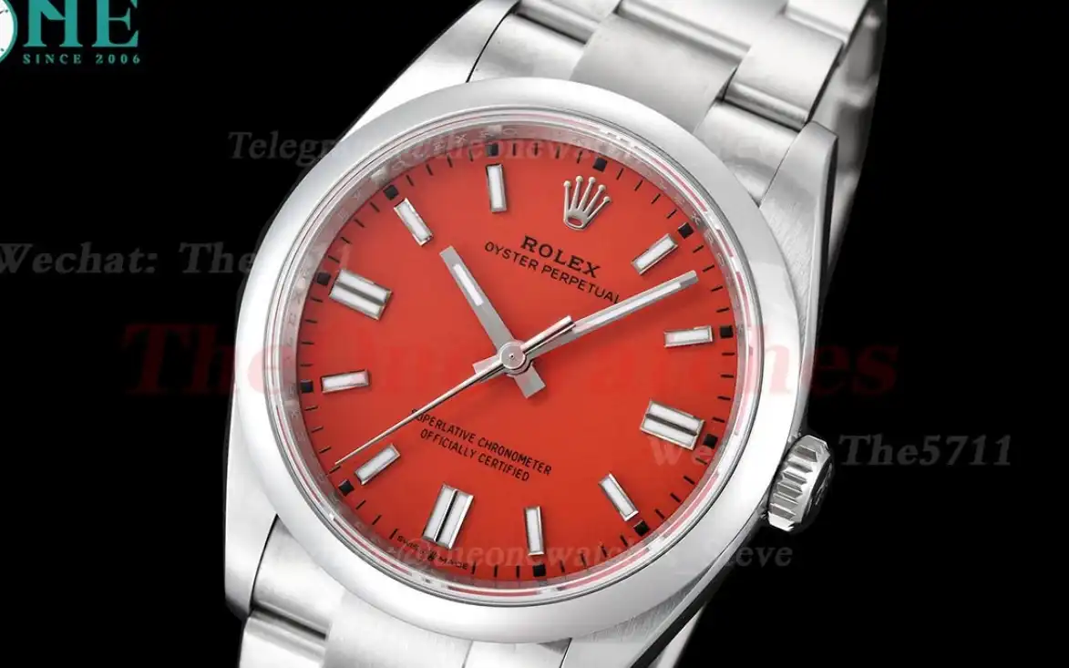 Oyster Perpetual 126000 36mm SS SS Red Dial VSF VS3230