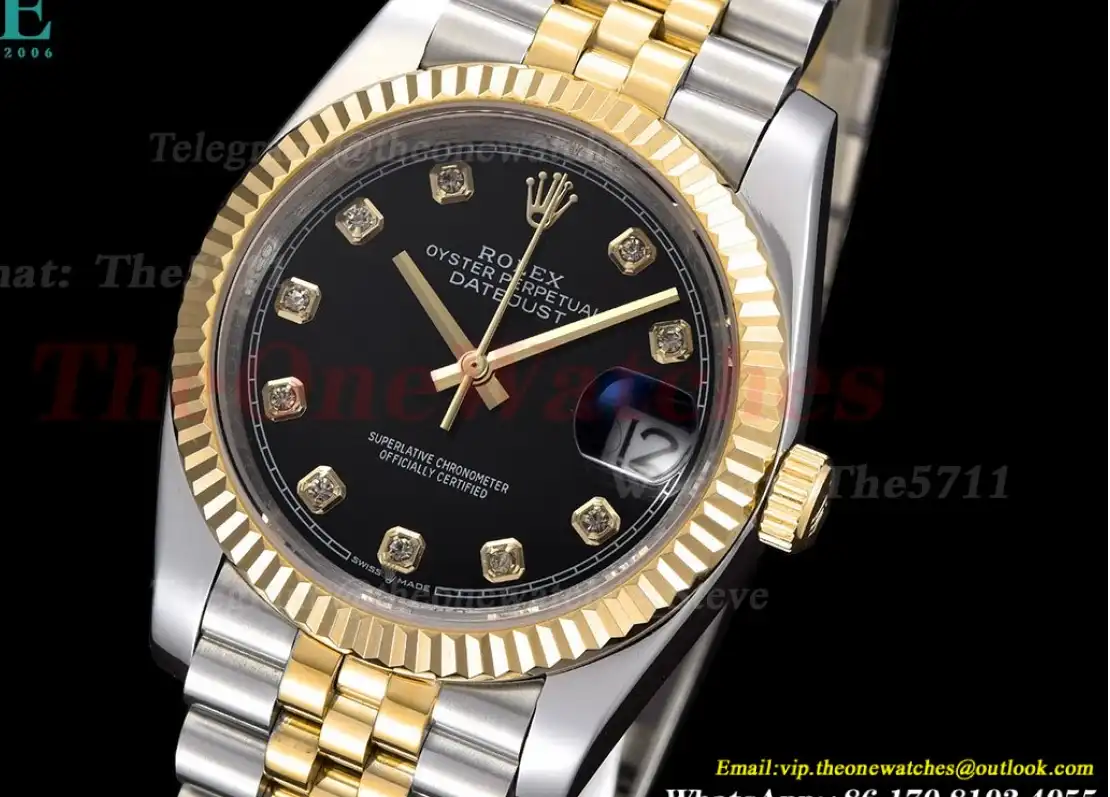 Datejust 126233 36mm Jub SS YG Black Dial GDF MY8215