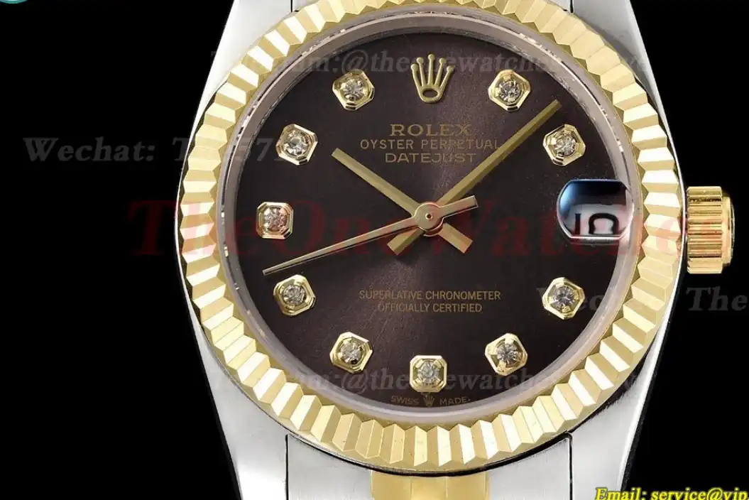 Datejust 31mm 278273 SS RG Brown Mop Dia GDF MY8215