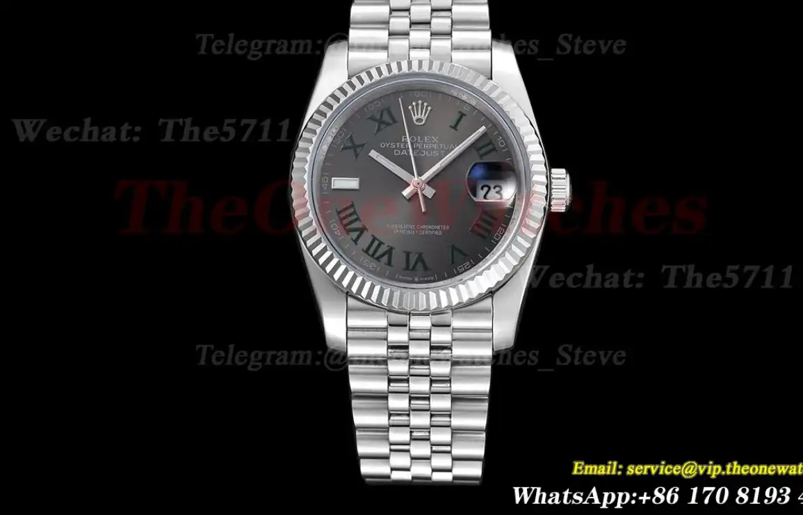 Datejust 126234 36mm Jub SS SS Grey Rmn GDF MY8215