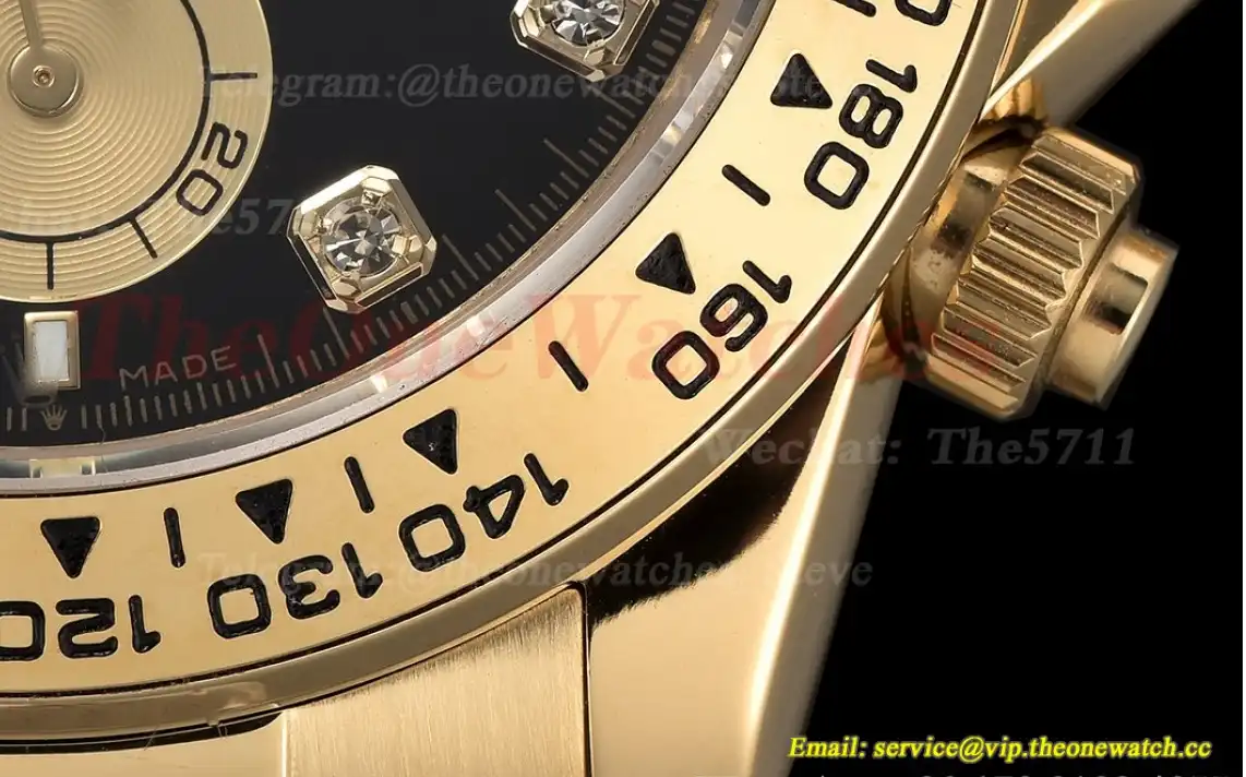 Daytona 40mm YG YG Dia Black Gold GDF A3836