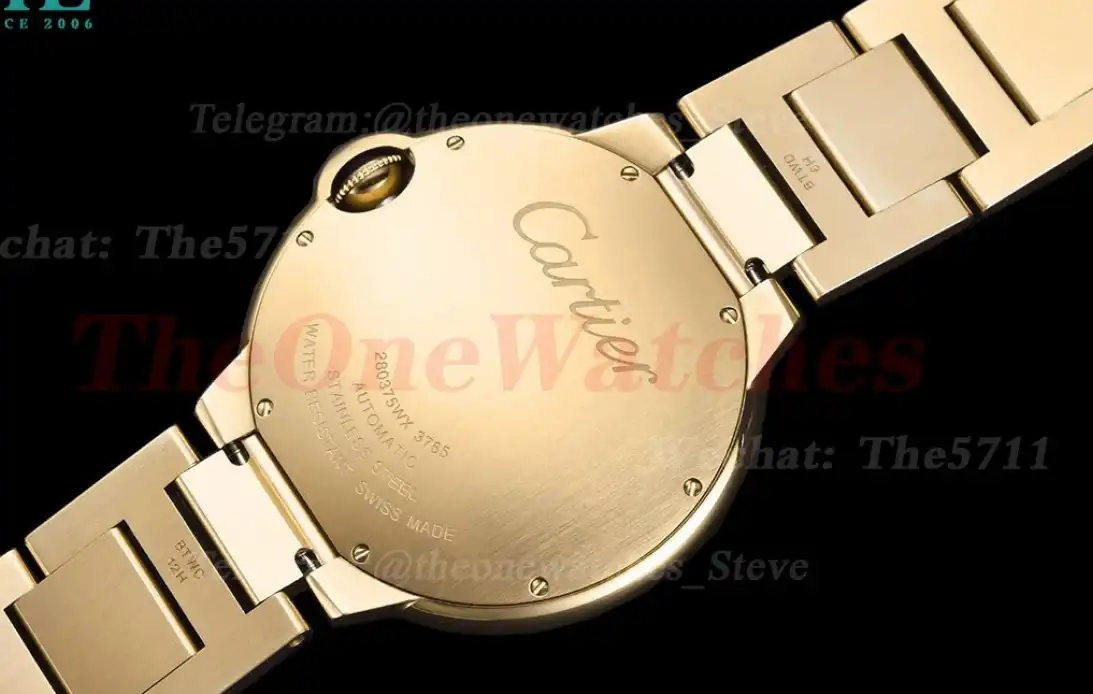 Ballon Bleu De Cartier 42mm YG YG White Dial GDF MY8215