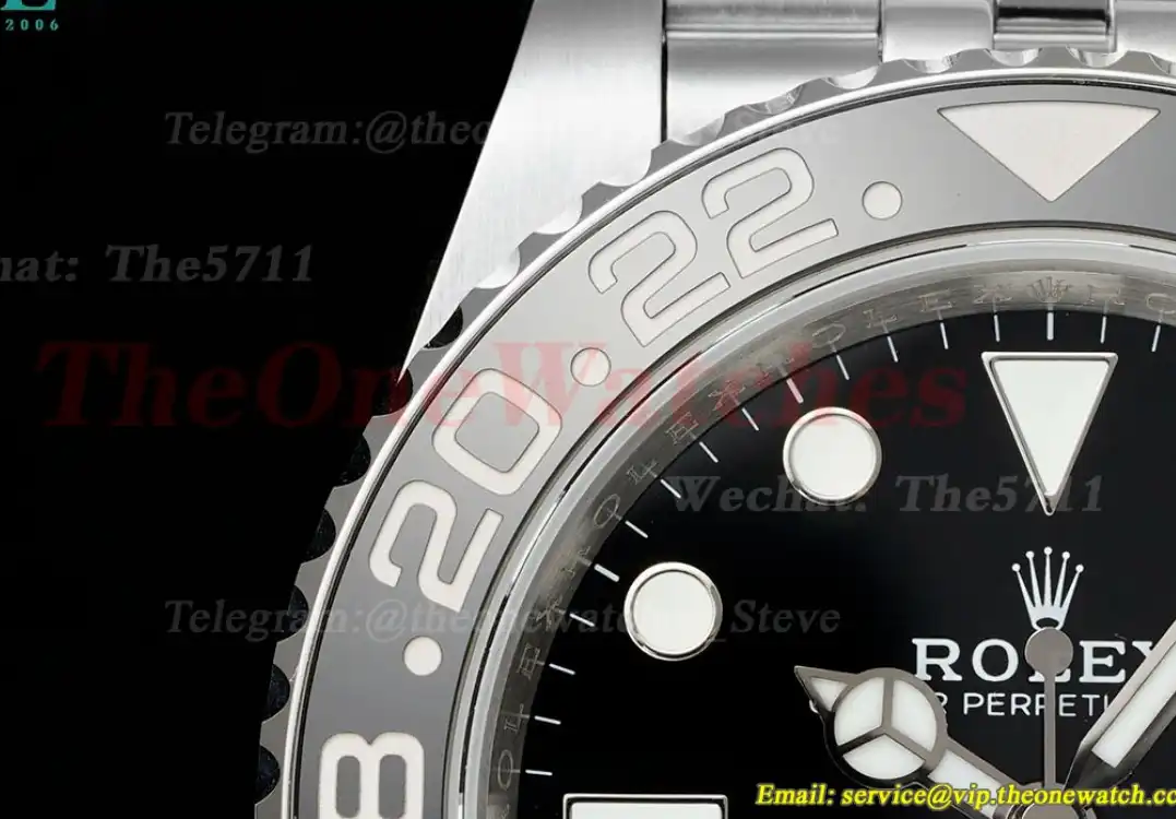 GMT Master II 126710 Bruce Wayne Jub 40mm SS SS Black Dial QF VR3285