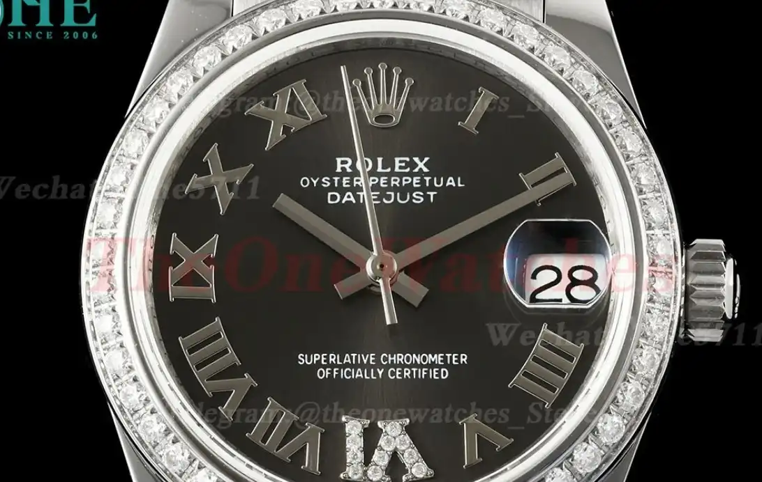 Datejust 278274 31mm Jub Dia SS SS Grey Rmn JARF A2236