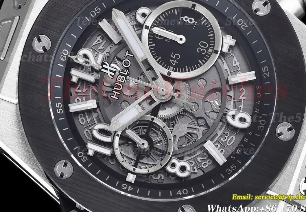 Big Bang Unico 42mm Ceramic TI RU Skeleton dial BBF HUB1280