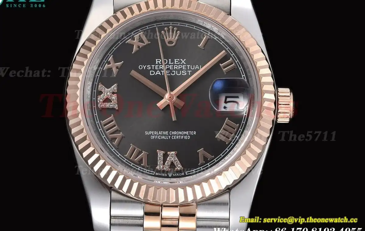 Datejust 126231 36mm Jub RG SS Grey Dial GDF MY8215