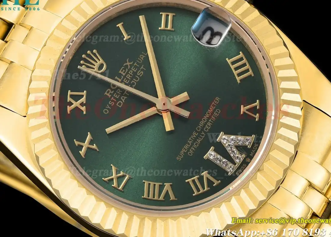 Datejust 28mm Jub RG RG Green Rmn GDF MY8215