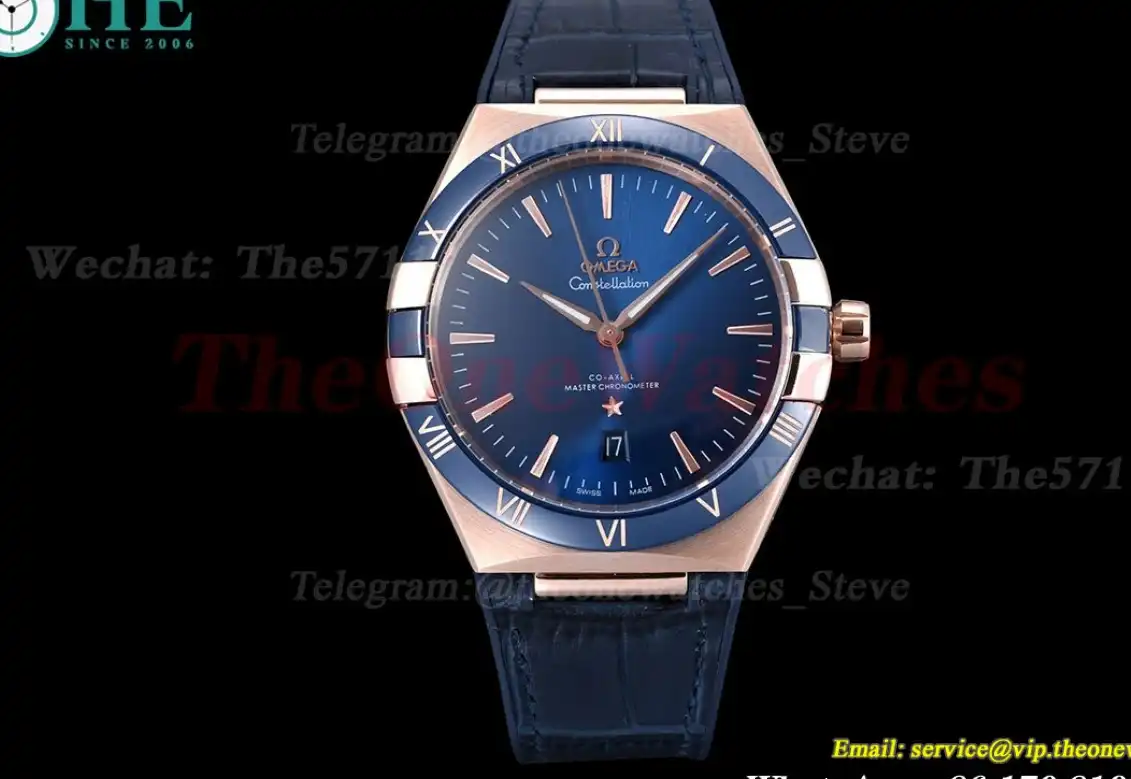 Constellation 41mm Blue Cer RG LE Blue Dial GDF MY8215