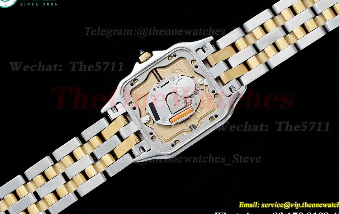 Panthere Secrete De Ladies 27mm YG SS White AF Quartz