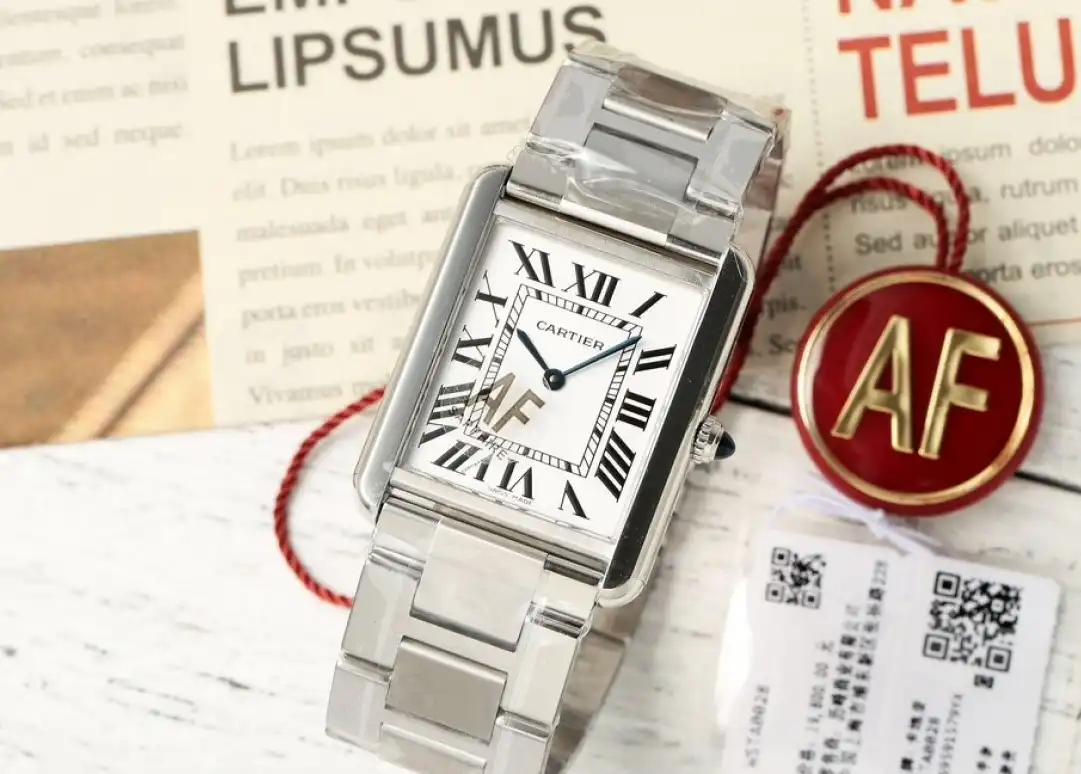 Cartier - Tank Solo 27.4mm SS SS White Dial AF Quartz