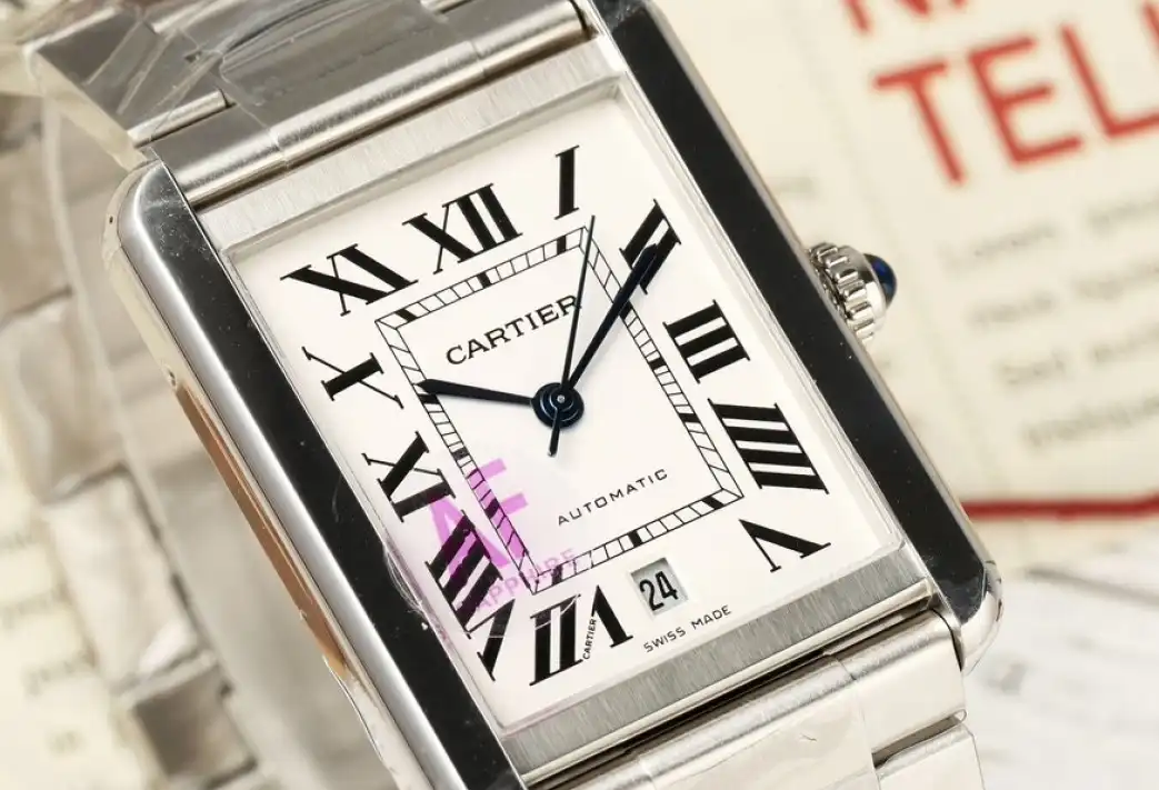 Cartier - Tank Solo 41mm SS SS White Dial AF MY9015