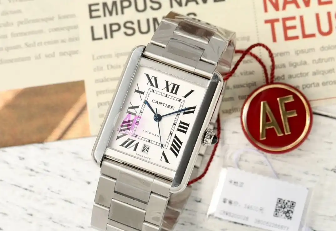 Cartier - Tank Solo 41mm SS SS White Dial AF MY9015