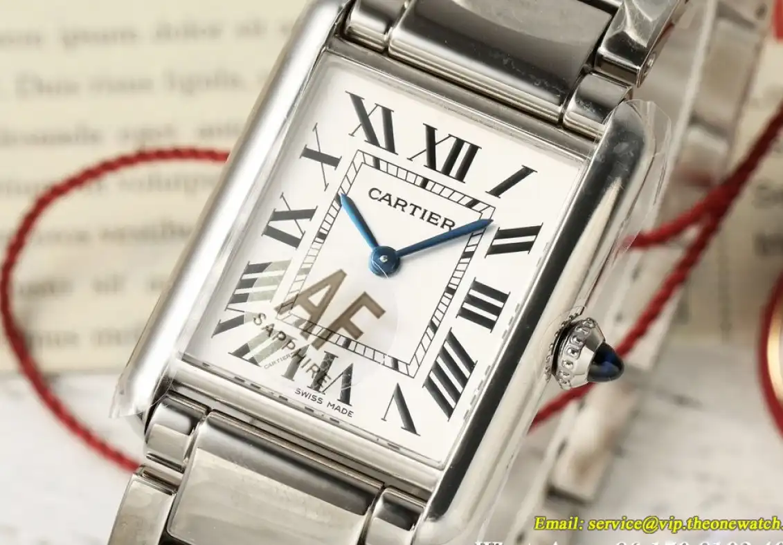 Cartier - Tank Must 25.5mm SS SS White Dial AF Quartz