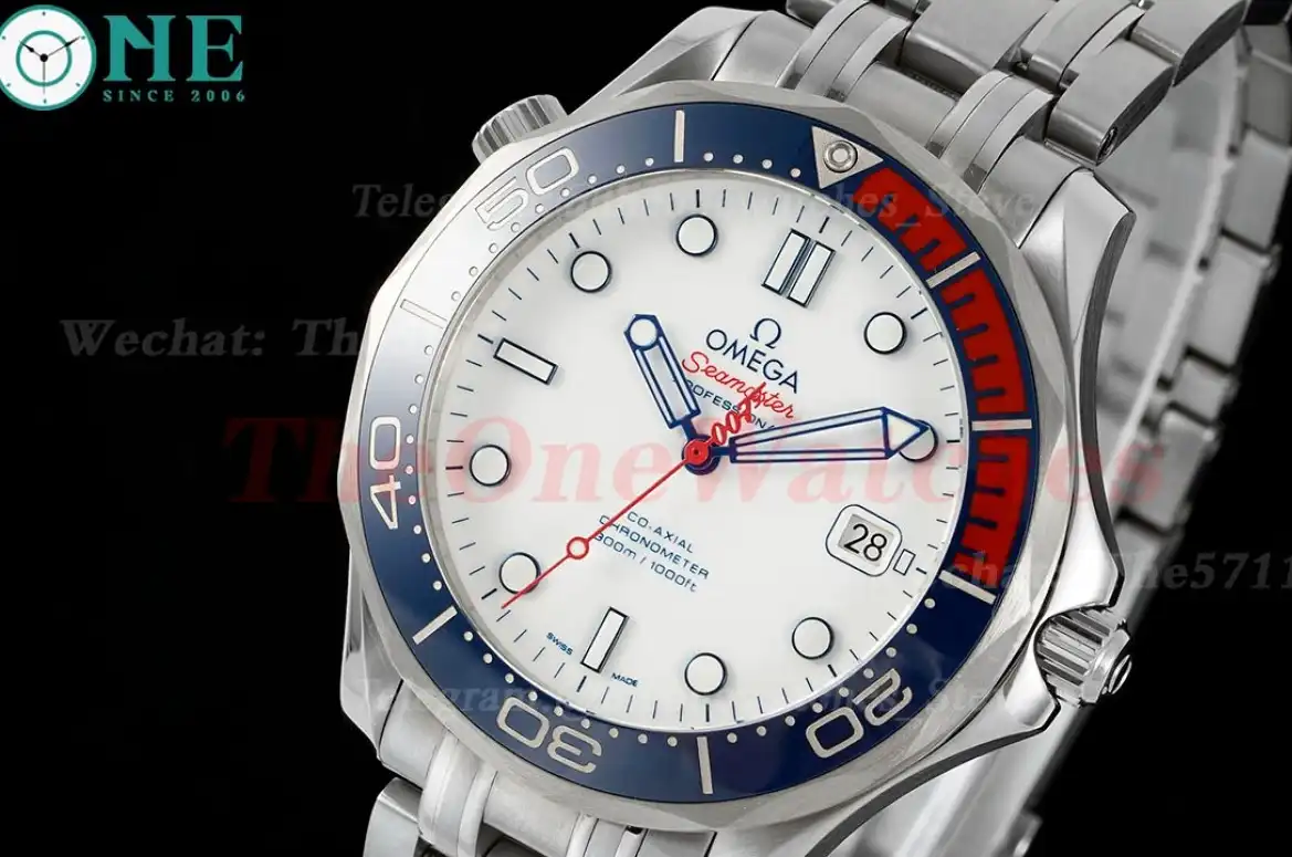 Seamaster Commander 007 SS SS White Dial OMF A2507