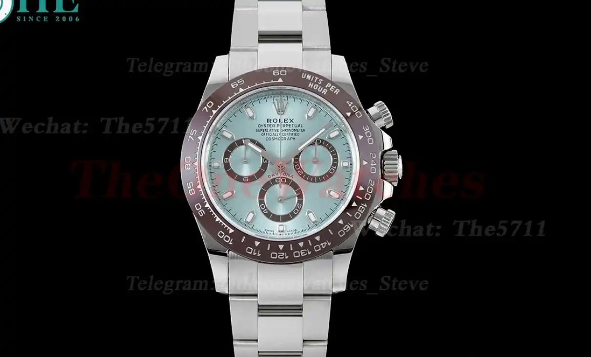 Daytona 116506 40mm SS SS Ice Blue Dial APS SH4130