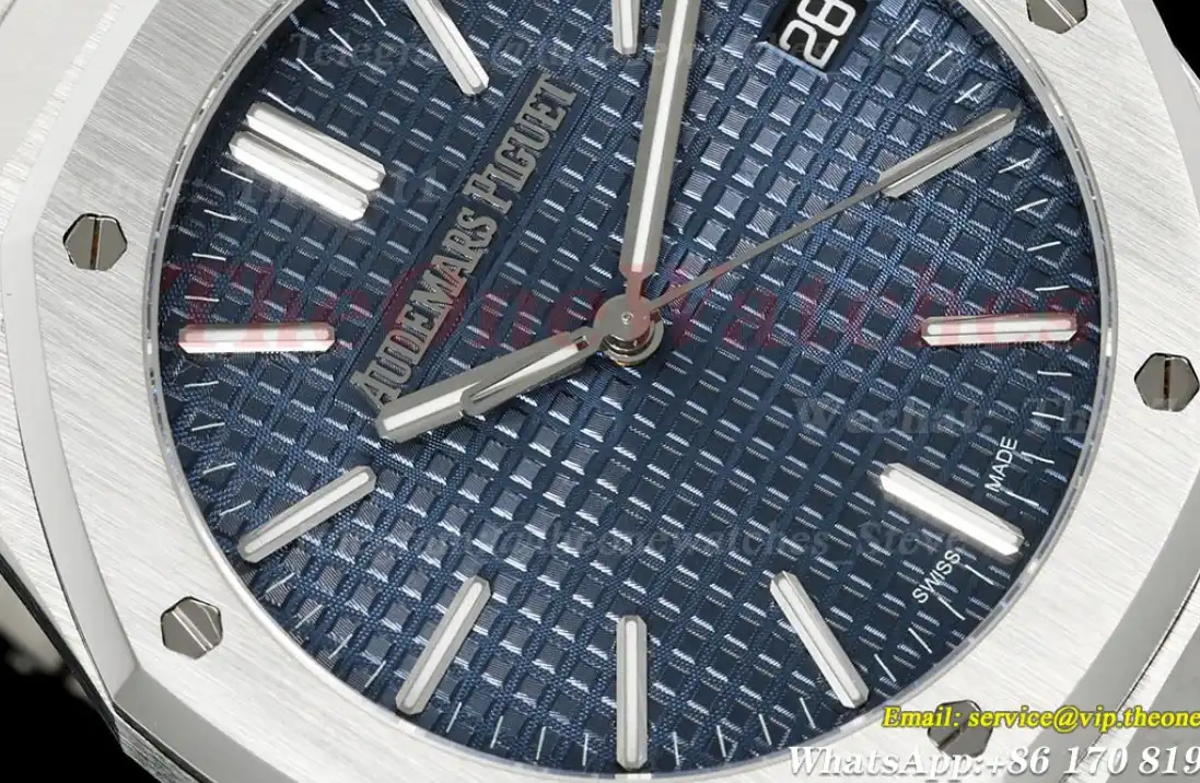 Royal Oak 15510 50th 41mm SS SS Blue Dial TKF A4302 Super Clone