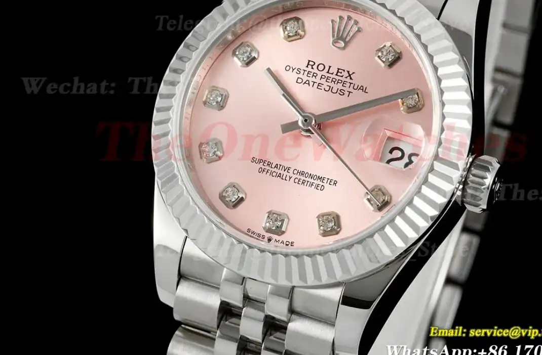 Datejust 278274 31mm Jub SS SS Pink Dia GMF A2824