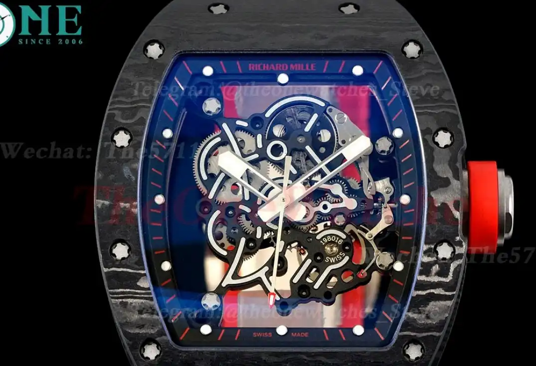 RM055 Red NTPT RU Skeleton Dial UOKF RMUL2 Super Clone