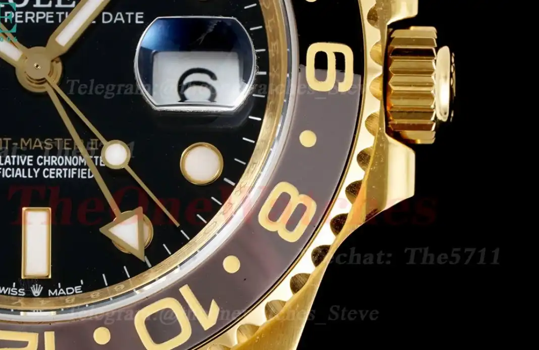 GMT Master II 126718 GRNR YG YG Black Brown APF VR3285