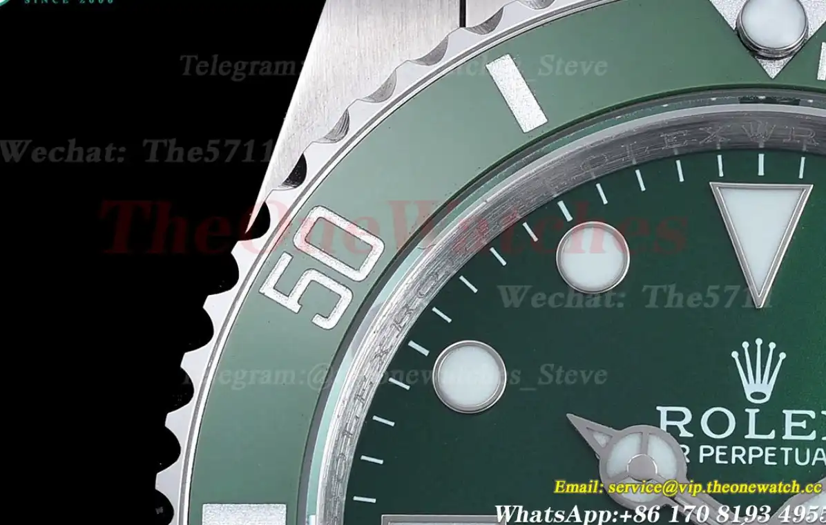 Submariner 116610LV 40mm SS SS Green GDF MY8215