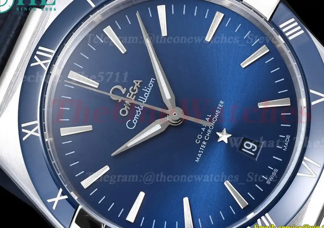 Constellation 41mm Blue Cer SS LE Blue Dial GDF MY8215