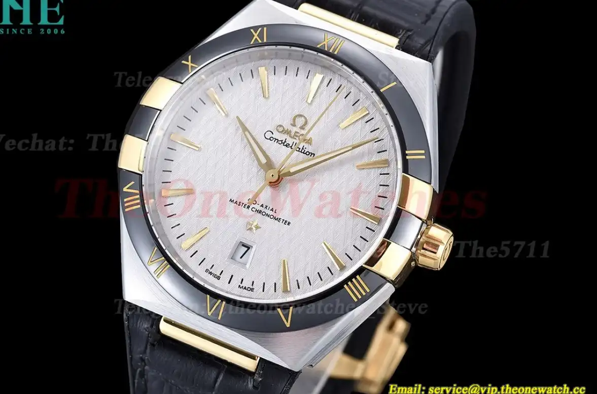 Constellation 41mm Ceramic YG LE White Dial GDF MY8215