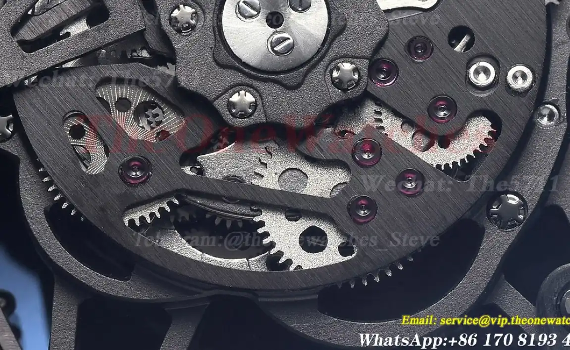 RM035-02 NTPT RU Skeleton Dial on Black Strap ZF V5 NH05A