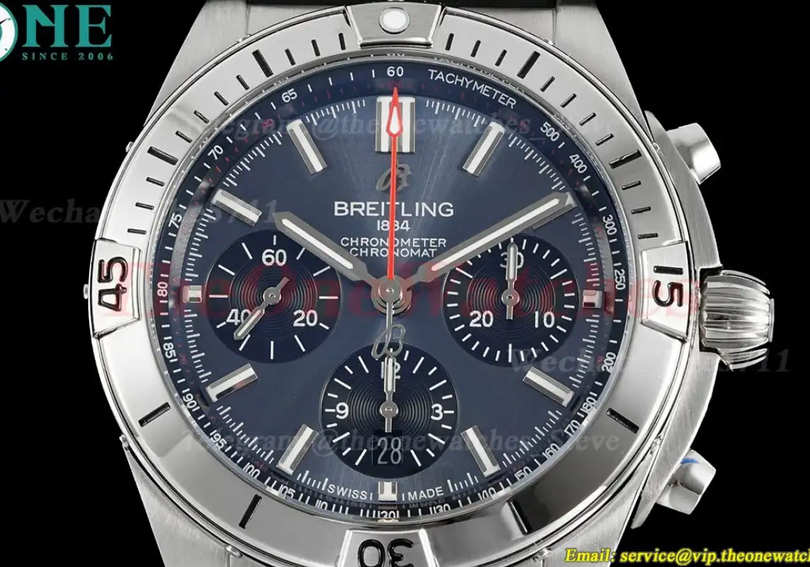 Chronomat B01 42MM SS RU Dark Blue Stk TF A7750