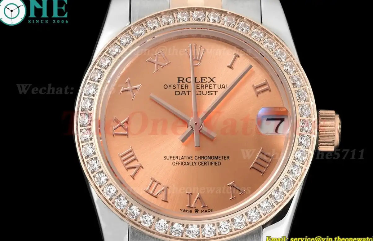 Datejust 28mm Dia RG SS Rose Gold Rmn GDF MY8215