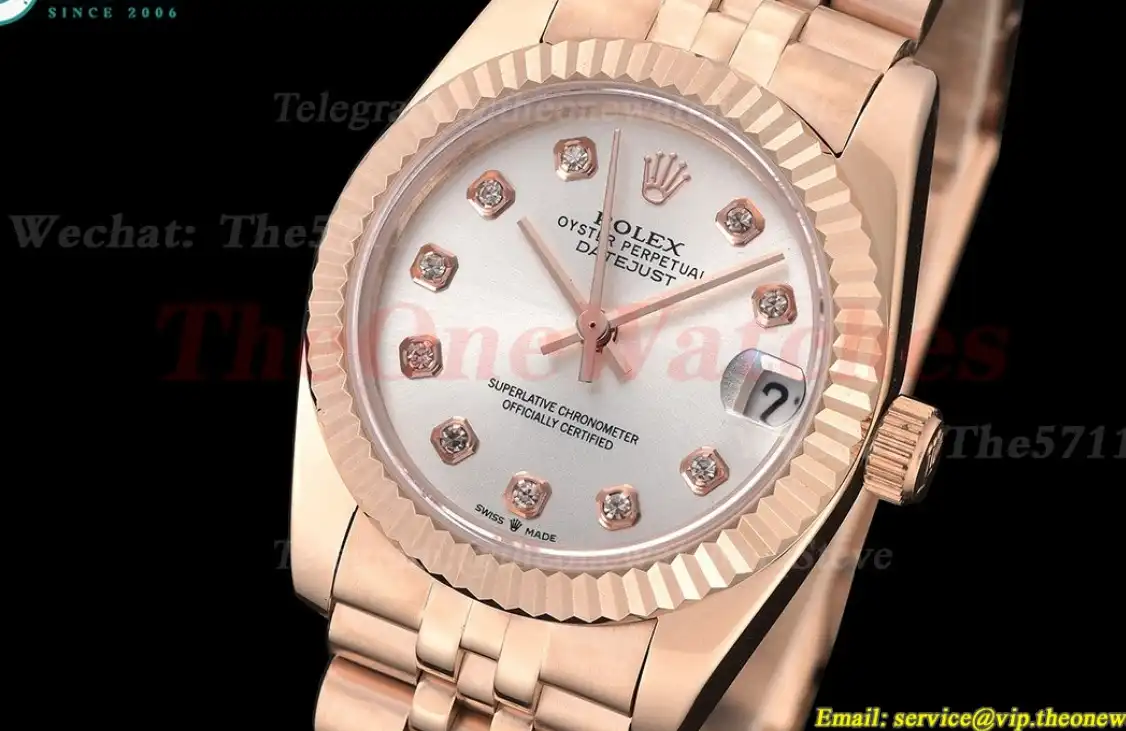 Datejust 31mm RG RG Silver Dia GDF MY8215