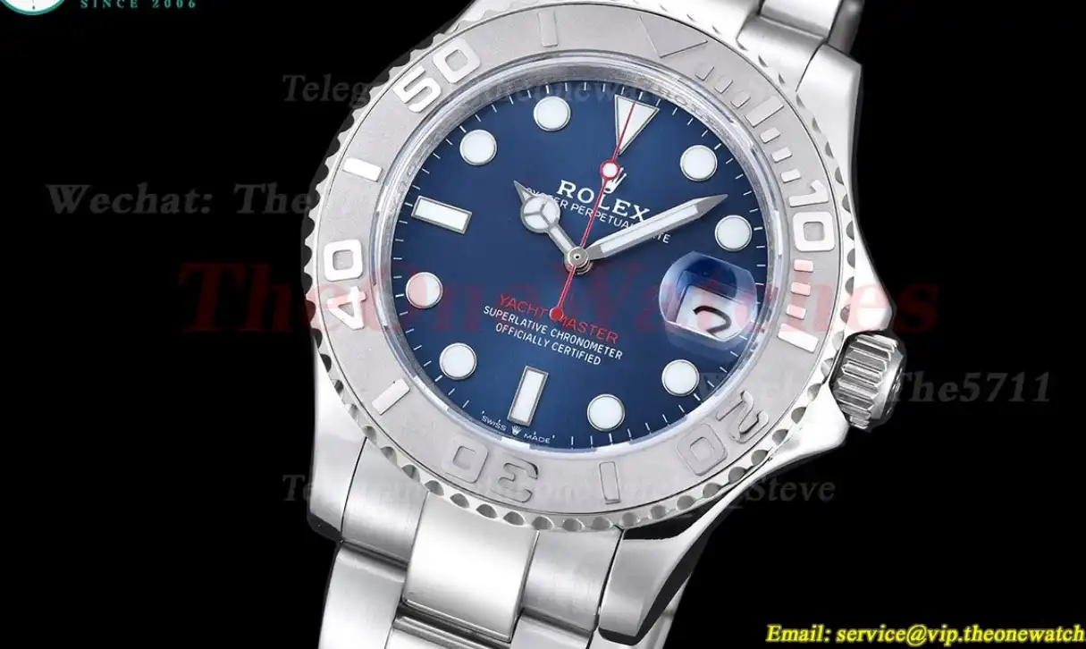 Yacht-Master 126622 40mm SS SS Blue Dot GDF MY8215