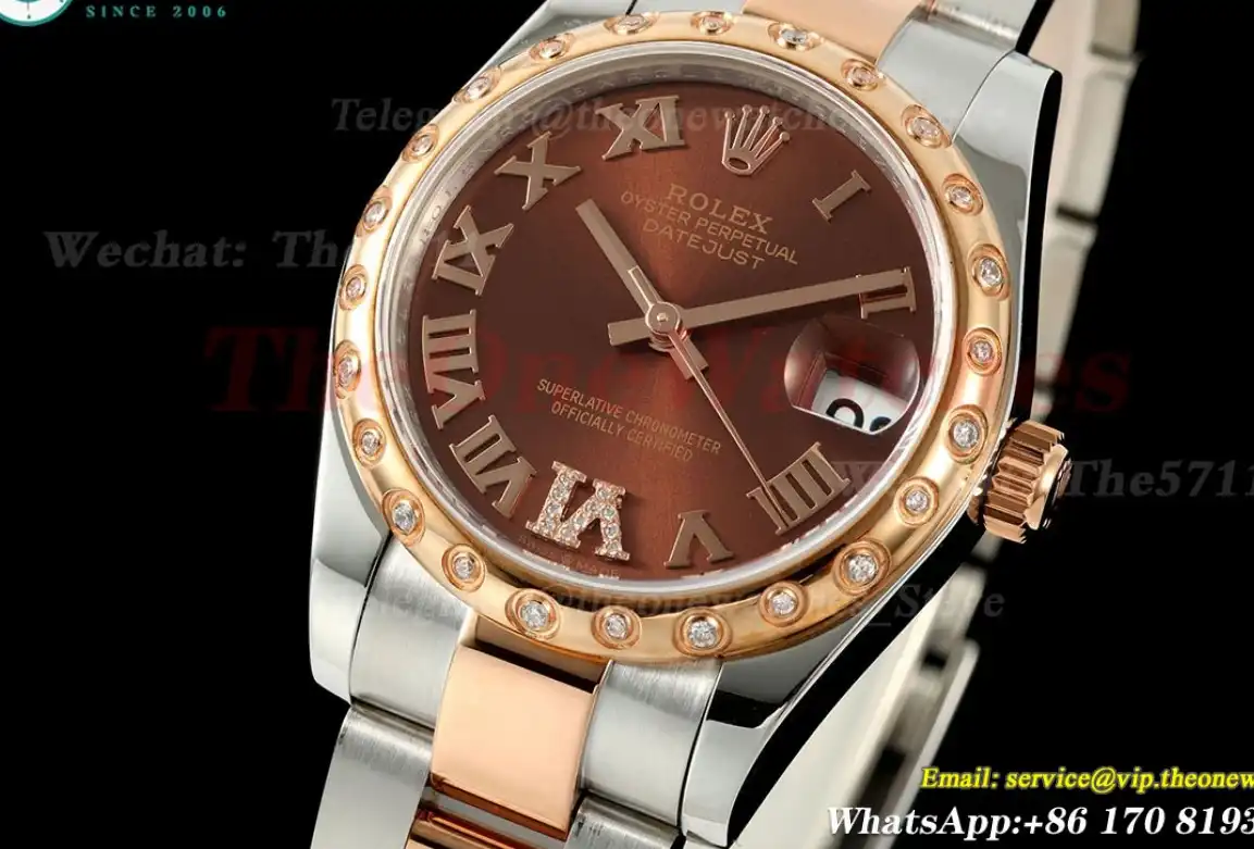 Datejust 178341 31mm Oys RG SS Brown Dial GMF A2824