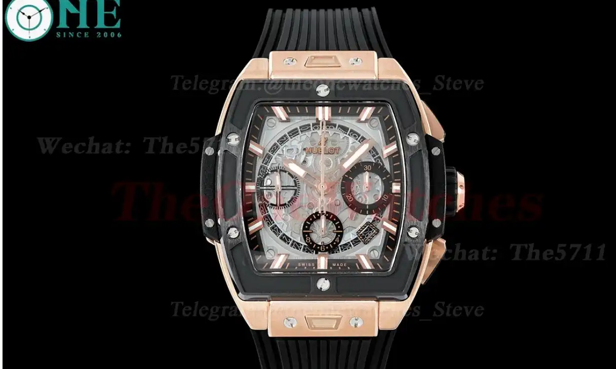 Spirit of Big Bang Chrono 42mm TI RU Skeleton Dial BBF A7750 Mod