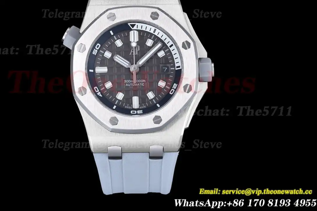 Royal Oak Offshore Diver 15720 42mm SS RU Grey Stk GDF MY8215