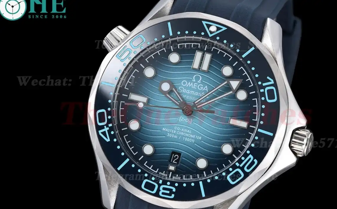 Seamaster 300m 42mm SS RU Gradient Blue Dial GDF MY8215