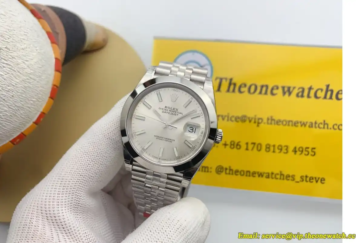 Datejust 126300 41mm Jub SS SS Silver Dial VSF VS3235