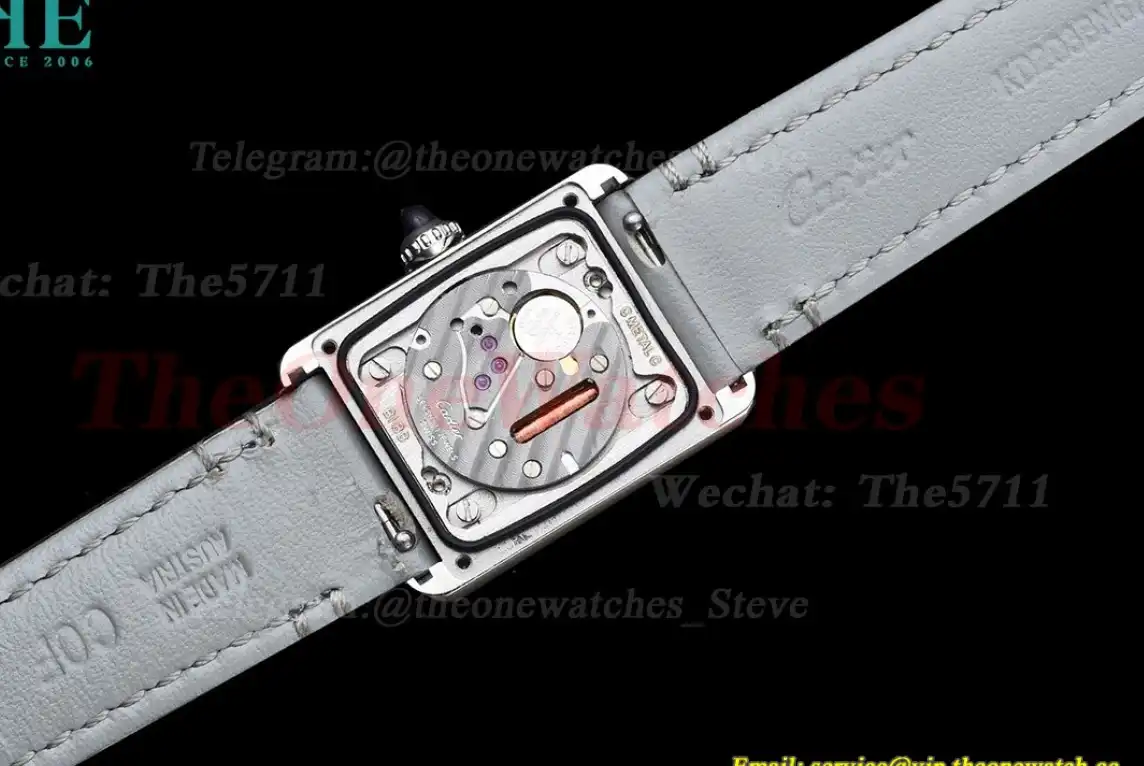 Tank Must Small SS LE White dial On Grey Leather Strap K11F Quartz