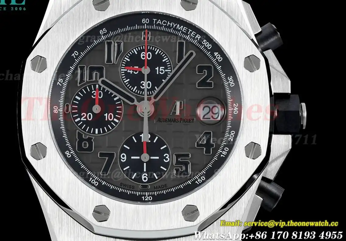 Royal Oak Offshore 42mm SS SS Grey Blk APF A7750