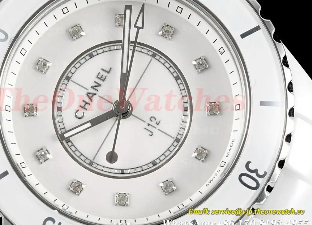 J12 33mm White Ceramic Cer White Dia HTF Quartz