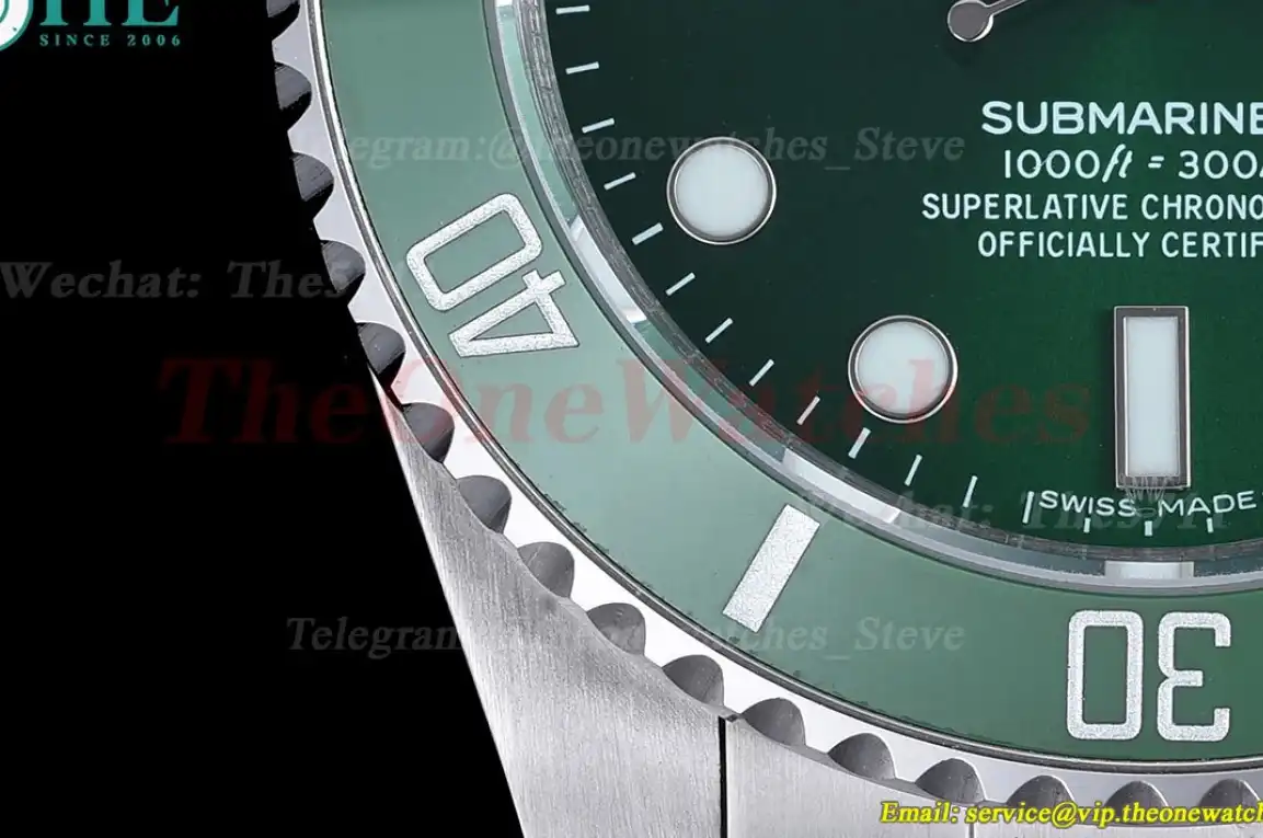 Submariner 116610LV 40mm SS SS Green GDF MY8215